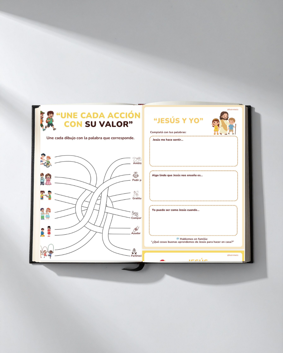 Material guiado para trabajar valores con niños