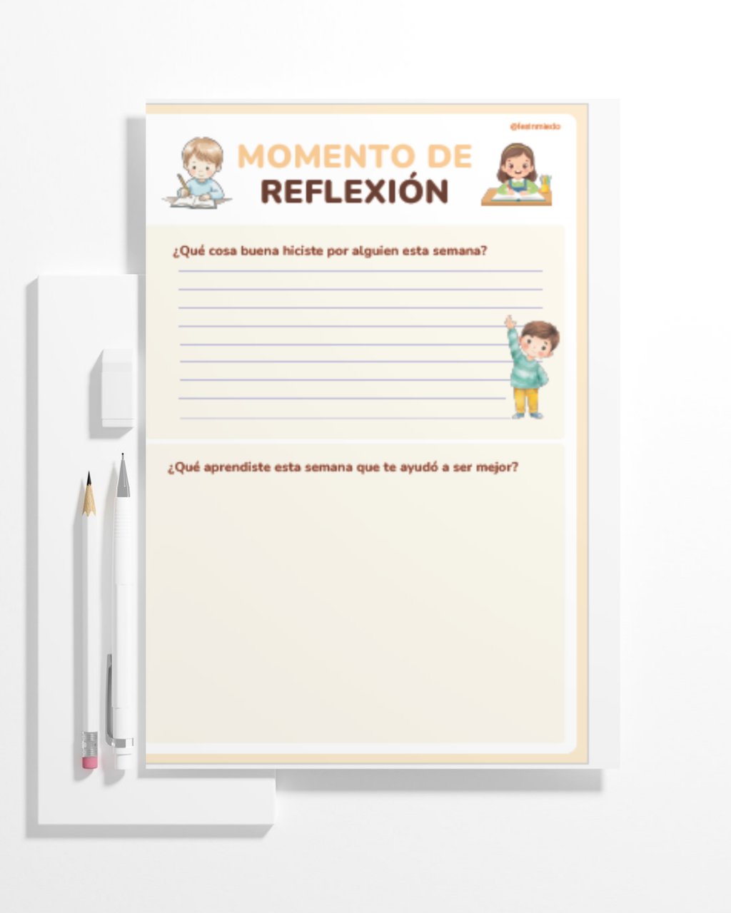 Material guiado para trabajar valores con niños