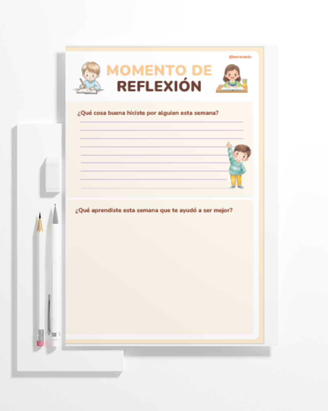 Material guiado para trabajar valores con niños